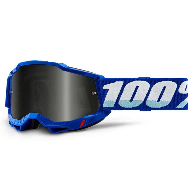 Motokrosa brilles 100% ACCURI 2 zilas (kūpinātas pleksi)