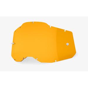 Plexi 100% Racecraft 2/Accuri 2/Strata 2 tumši dzeltena (pret miglošanos)