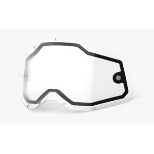 Plexi 100% Racecraft 2/Accuri 2/Strata 2 dubultā caurspīdīga (pret miglošanos)