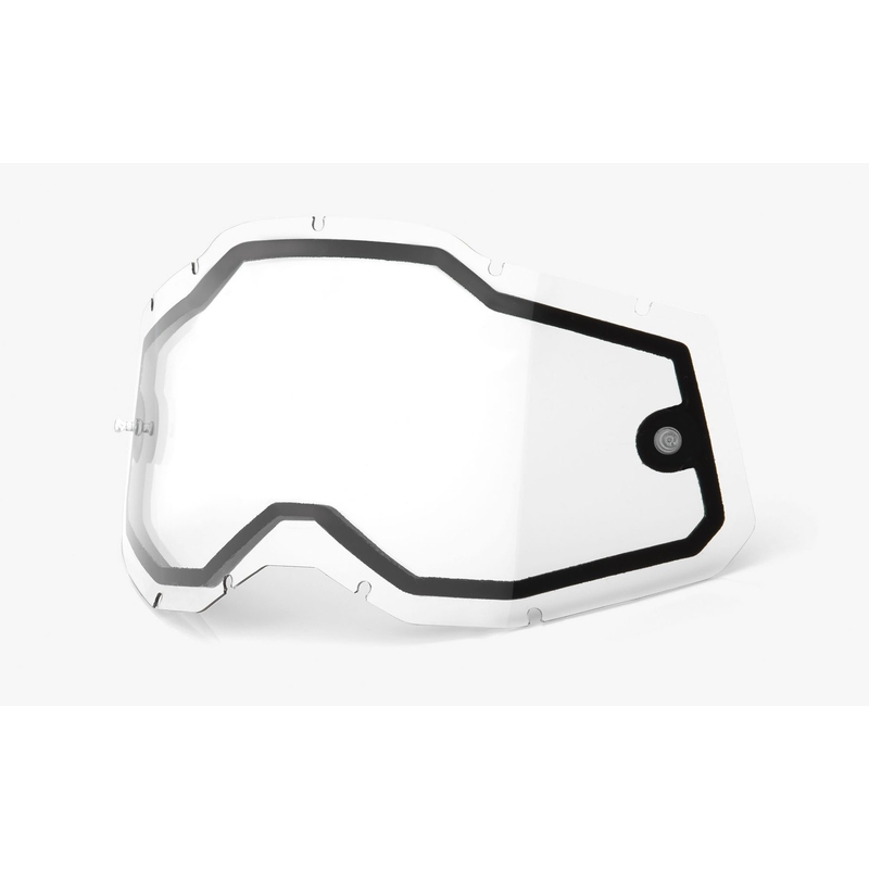 Plexi 100% Racecraft 2/Accuri 2/Strata 2 dubultā caurspīdīga (pret miglošanos)