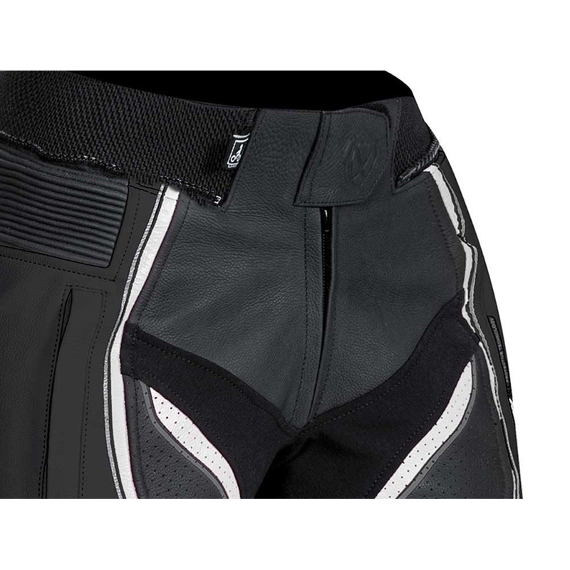 Dámské kalhoty na motorku IXON Vortex Lady černo-bílé