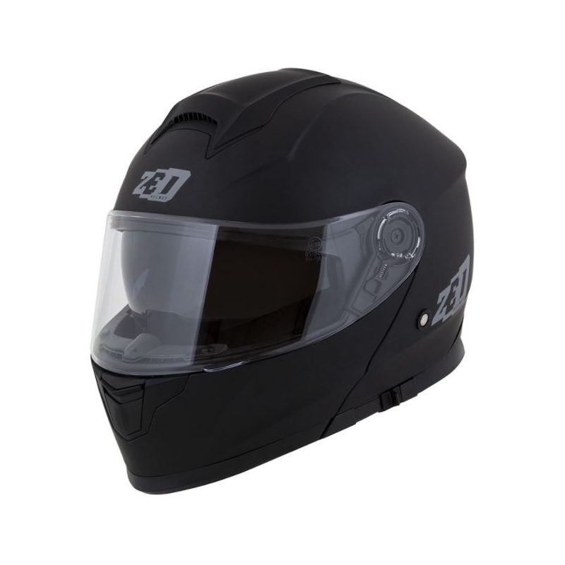 Flip-up motociklu ķivere ZED F18 melna matēta