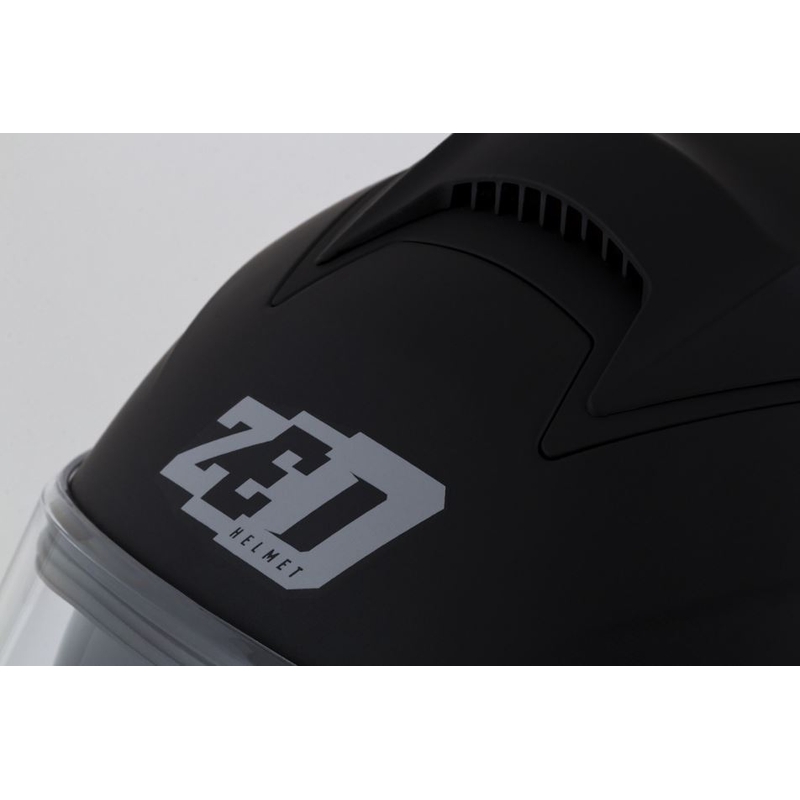 Flip-up motociklu ķivere ZED F18 melna matēta