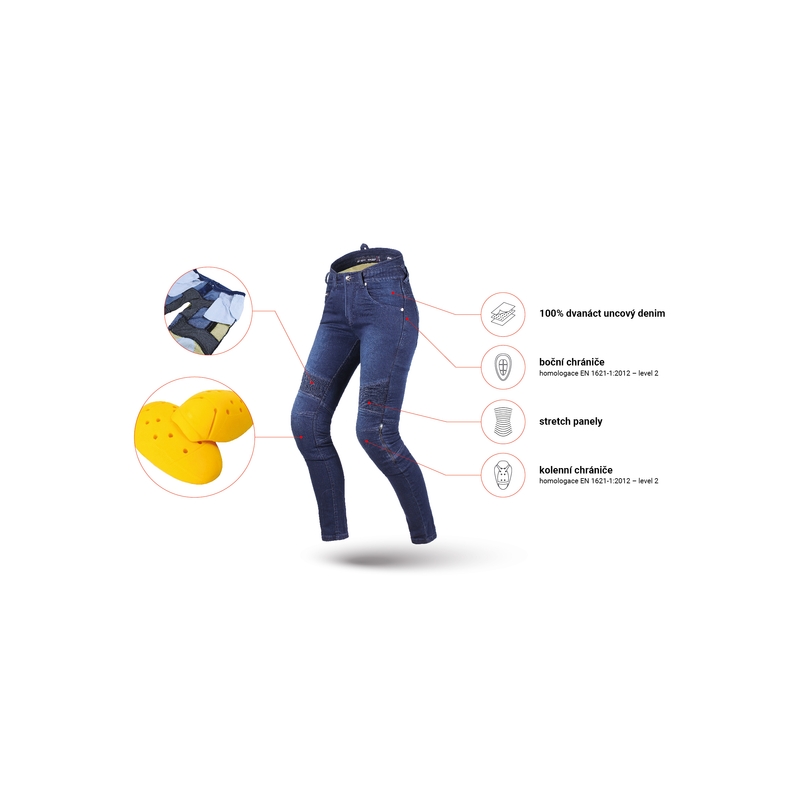 Sieviešu džinsi Street Racer Spike II Slim fit CE zilas krāsas