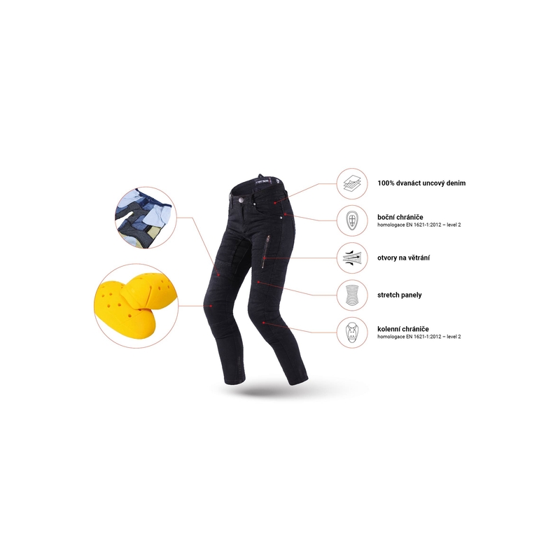 Sieviešu džinsi Street Racer Stretch II Slim fit CE black