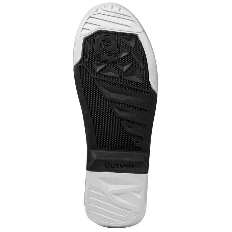 Eleveit X-Legend melni-fluo dzelteni-balti motocikla zābaki izpārdošana