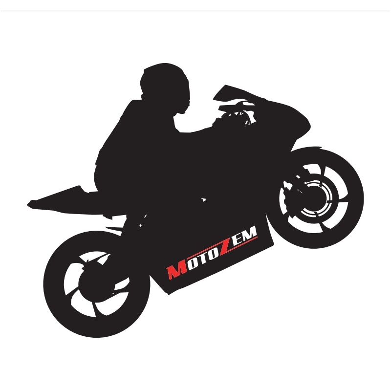 MotoZem sporta velosipēda uzlīme