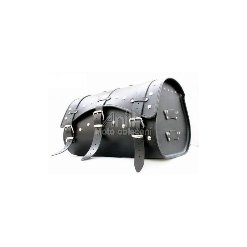 Kožený moto kufr na motorku Chopper RSA-9B - délka 48