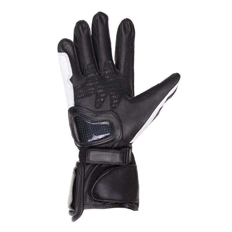 Rukavice na motorku Tschul 260 černo-bílé výprodej