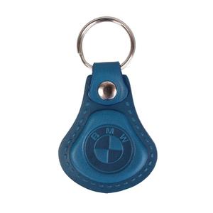 Ādas atslēgu piekariņš BMW zils