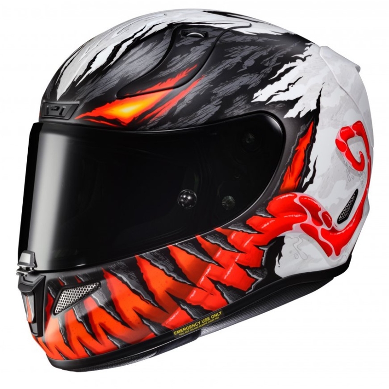 Integrální přilba na motorku HJC RPHA 11 Anti Venom MC1SF černo-bílo-červená