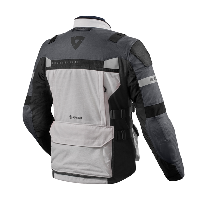 Revit Defender 3 GTX motocikla jaka, sudrabaini pelēka
