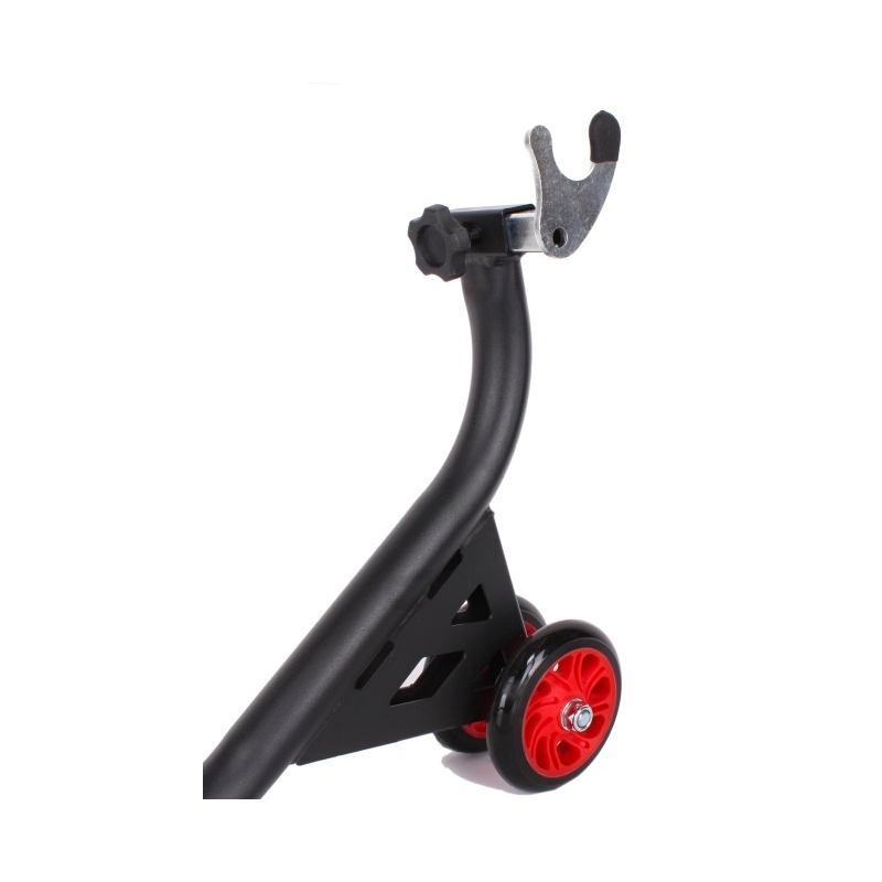 Aizmugurējais motociklu statīvs ar riteņiem R-TOOL EVO