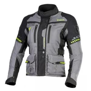 Sieviešu motocikla jaka SECA Arrakis II pelēk-melna izpārdošana