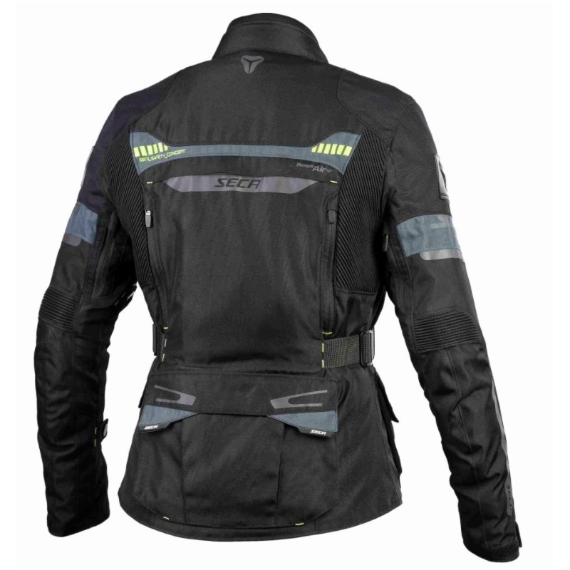 Sieviešu motocikla jaka SECA Arrakis II melna izpārdošana