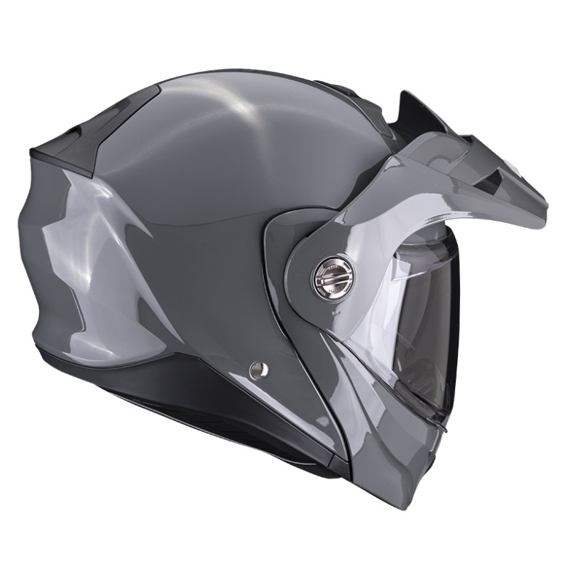 Motocikla ķivere SCORPION ADX-2 Cieta cementa pelēka