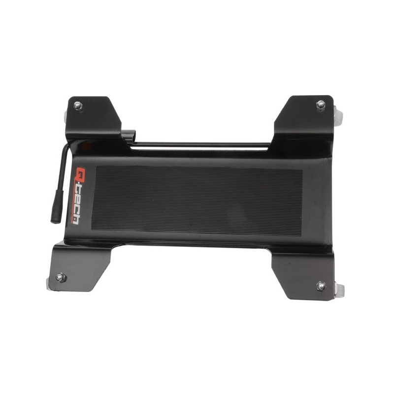 Q-Tech mobilo ierīču paliktnis zem galvenā statīva melns