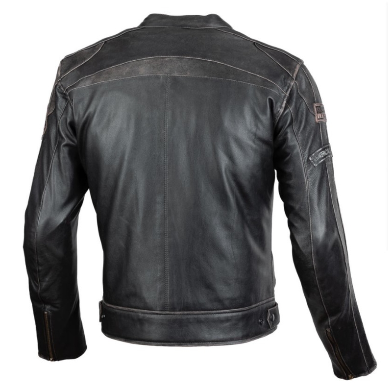 Bunda na motorku SECA Aviator II černo-hnědá