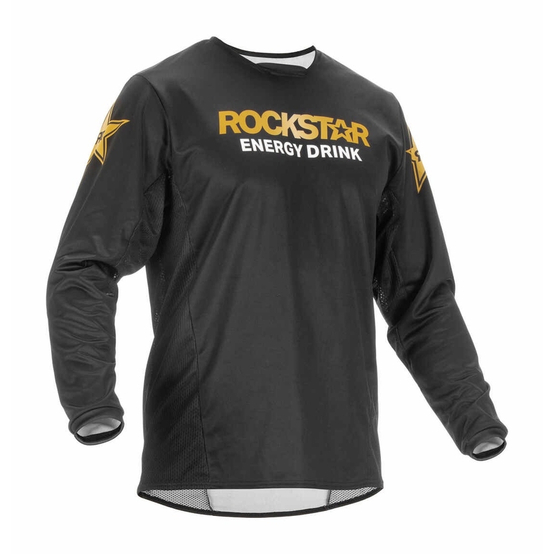 Motokrosa krekliņš FLY Racing Kinetic Rockstar 2022 melns