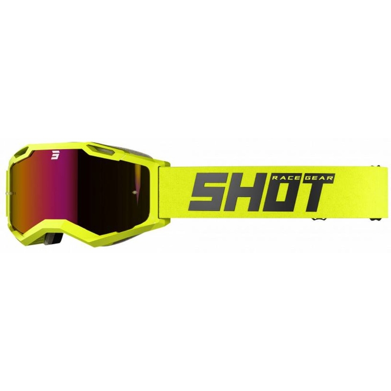 Motokrosa brilles Shot Iris 2.0 Solid fluo yellow
