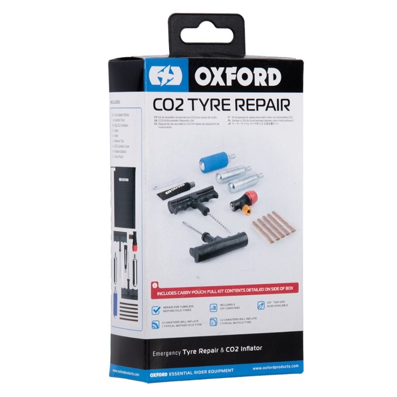 12 detaļu remonta komplekts Oxford bezkameru moto riepām