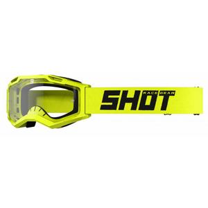 Shot Assault 2.0 Solid fluo dzeltenas motokrosa brilles