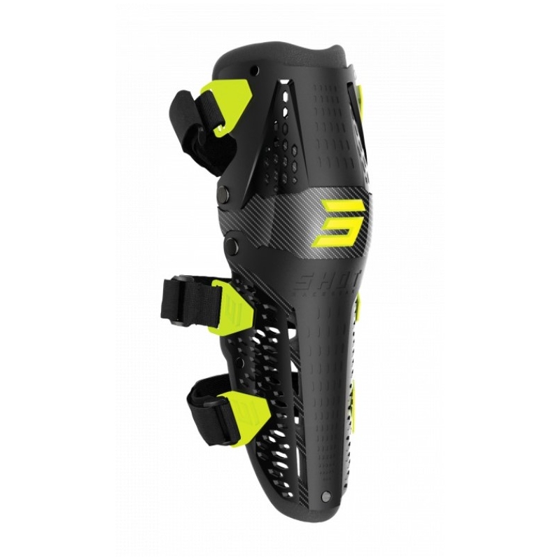 Ceļu spilventiņi Shot Airflow melni-fluo dzelteni