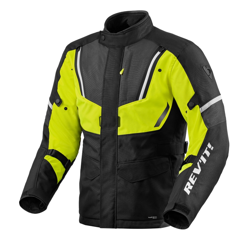 Bunda na motorku Revit Move H2O černo-fluo žlutá výprodej