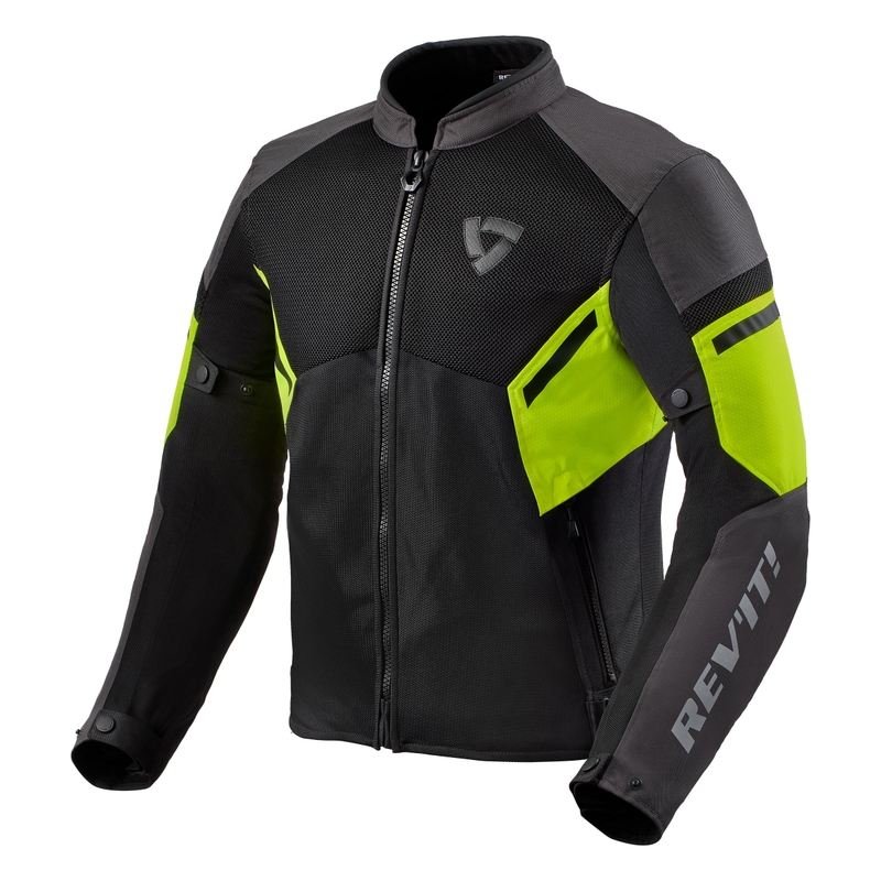 Revit GT-R Air 3 melni-fluo dzeltena motocikla jaka
