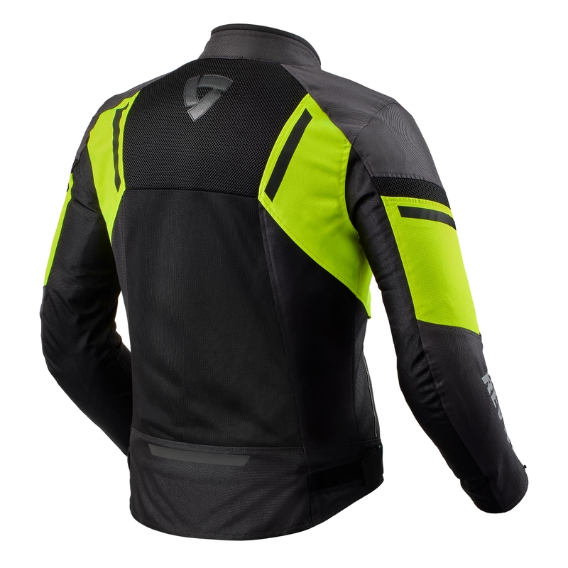 Revit GT-R Air 3 melni-fluo dzeltena motocikla jaka