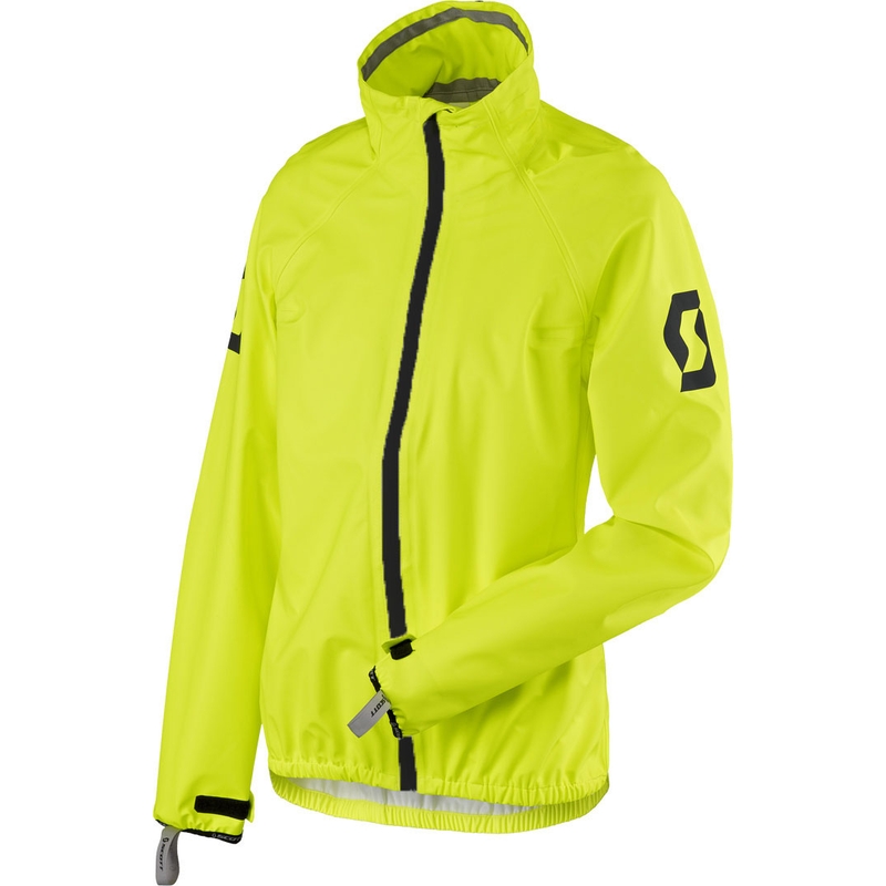 Sieviešu lietus jaka SCOTT Ergonomic Pro DP fluo dzeltena