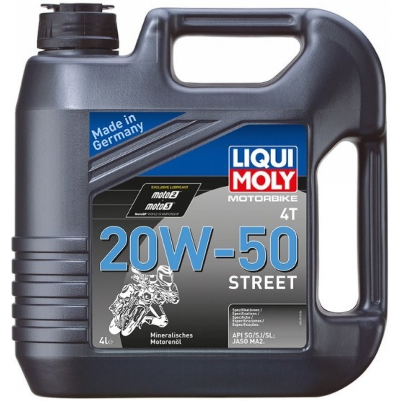 LIQUI MOLY Motocikls 4T 20W50 Street 4 l