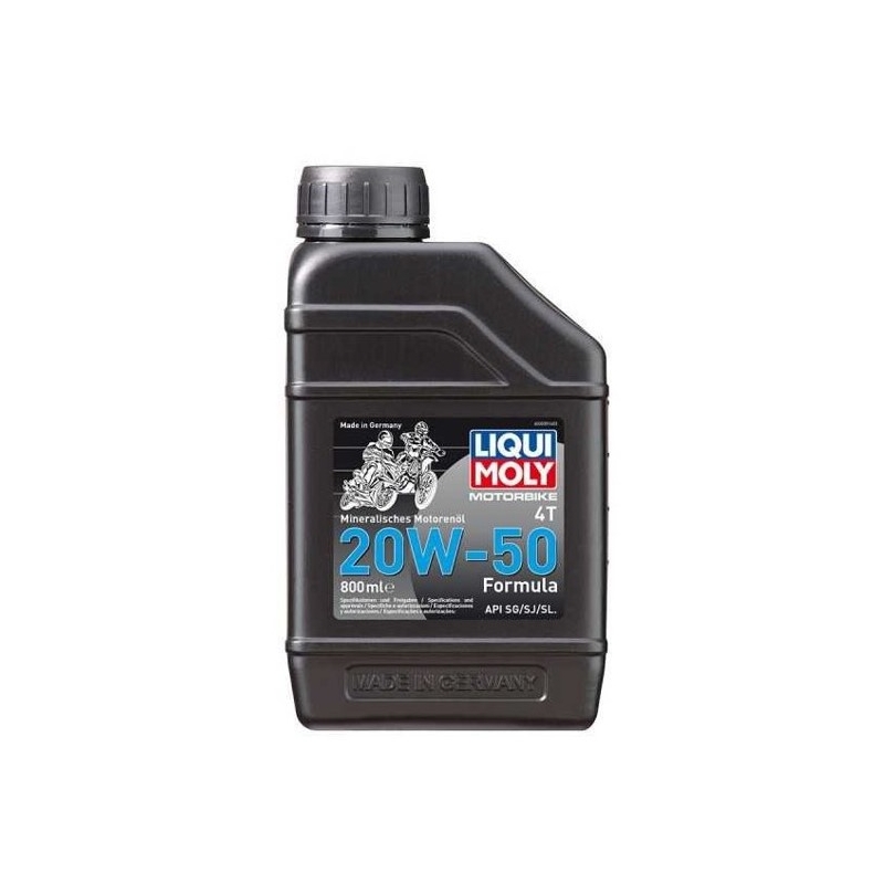 Motoreļļa LIQUI MOLY Motorbike 4T 20W50 Formula 800 ml