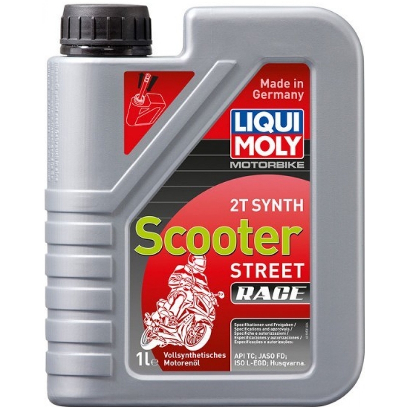 LIQUI MOLY Motocikls 2T Synth Scooter Race 1 l
