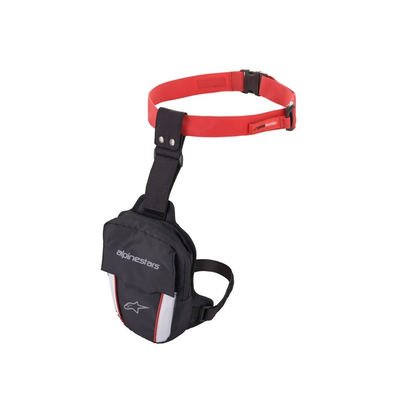 Alpinestars Access augšstilba maciņš melns-arkans-balts