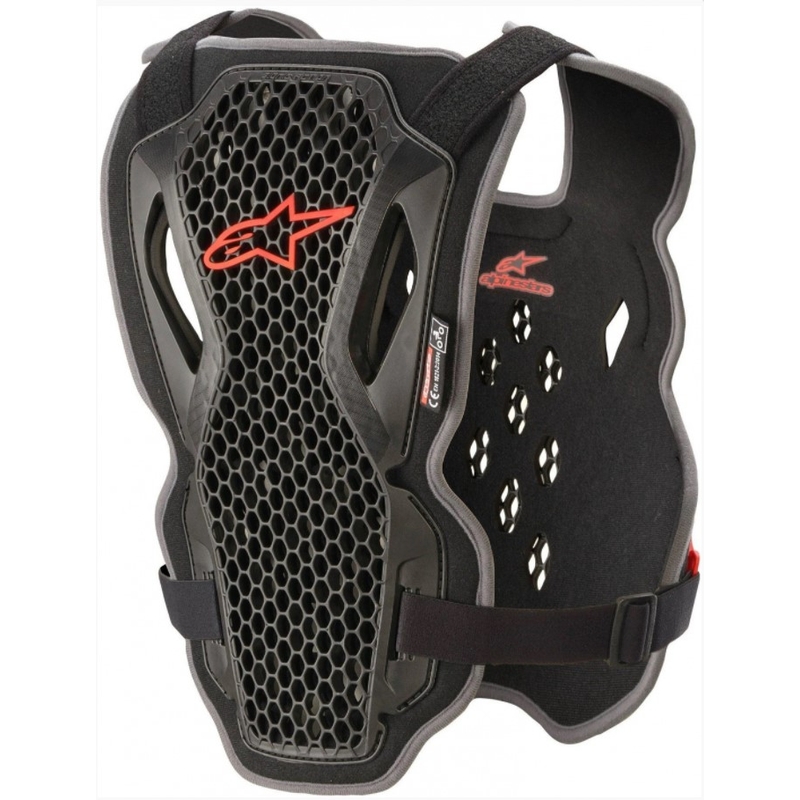 Alpinestars Bionic Action krūšu aizsargs melns un sarkans