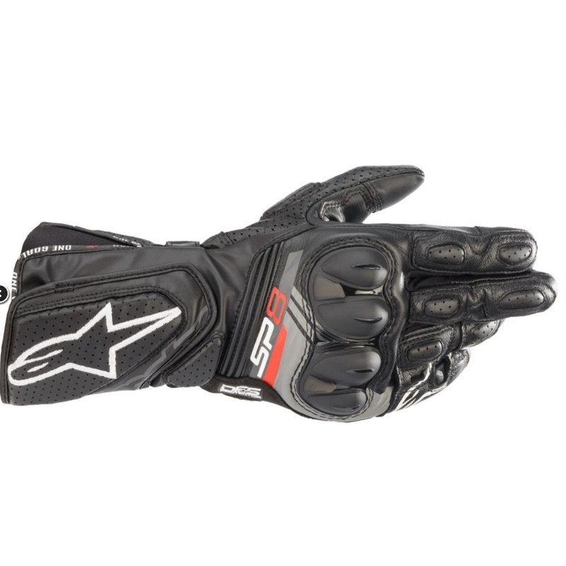 Alpinestars SP-8 motocikla cimdi melni