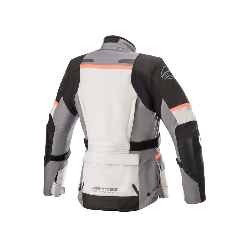 Alpinestars Sieviešu Stella Andes Drystar Grey-Black-Fluo Pink motocikla jaka