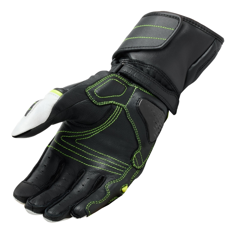 Motocikla cimdi Revit RSR 4 black-fluo yellow