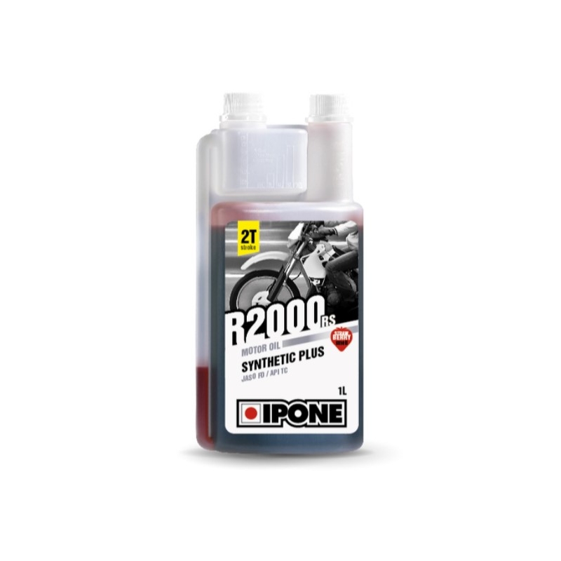 Benzīna eļļa Ipone R200RR (R200RS) 2T sintētiskā plus 1 l zemeņu eļļa