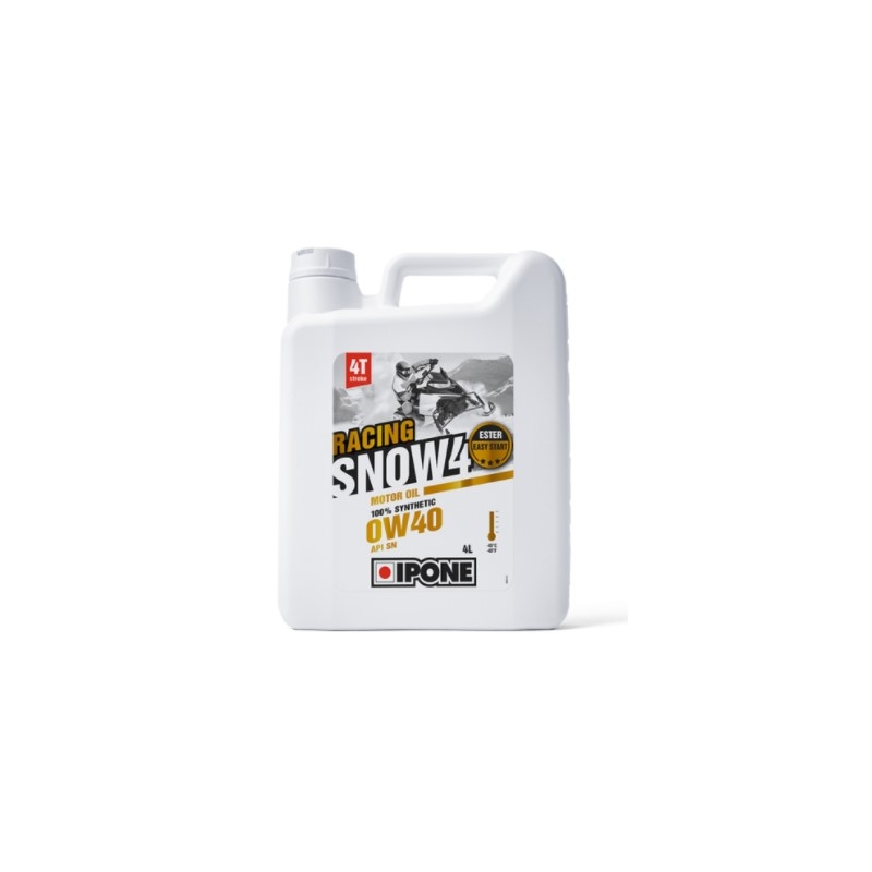 Sniega motociklu eļļa Ipone Snow racing 4T 0W40 4 l