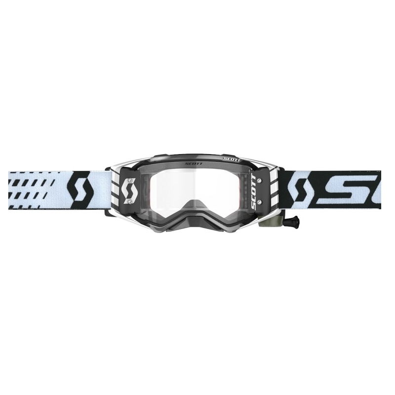 Motokrosa brilles SCOTT Prospect WFS 22 melnā un baltā krāsā