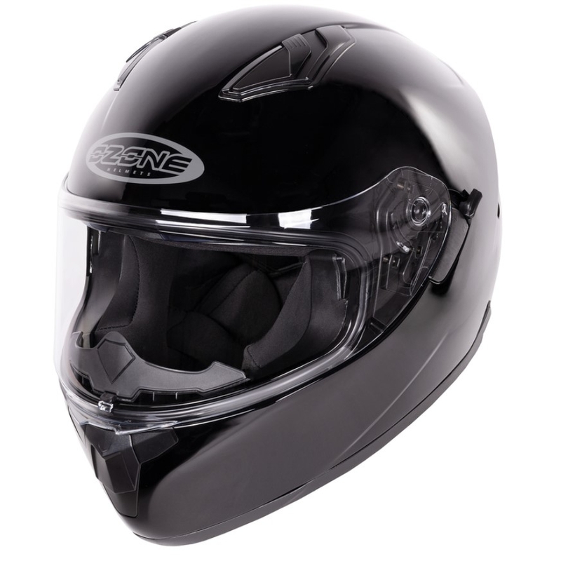 Integrální přilba na motorku Ozone Sprint černá lesklá