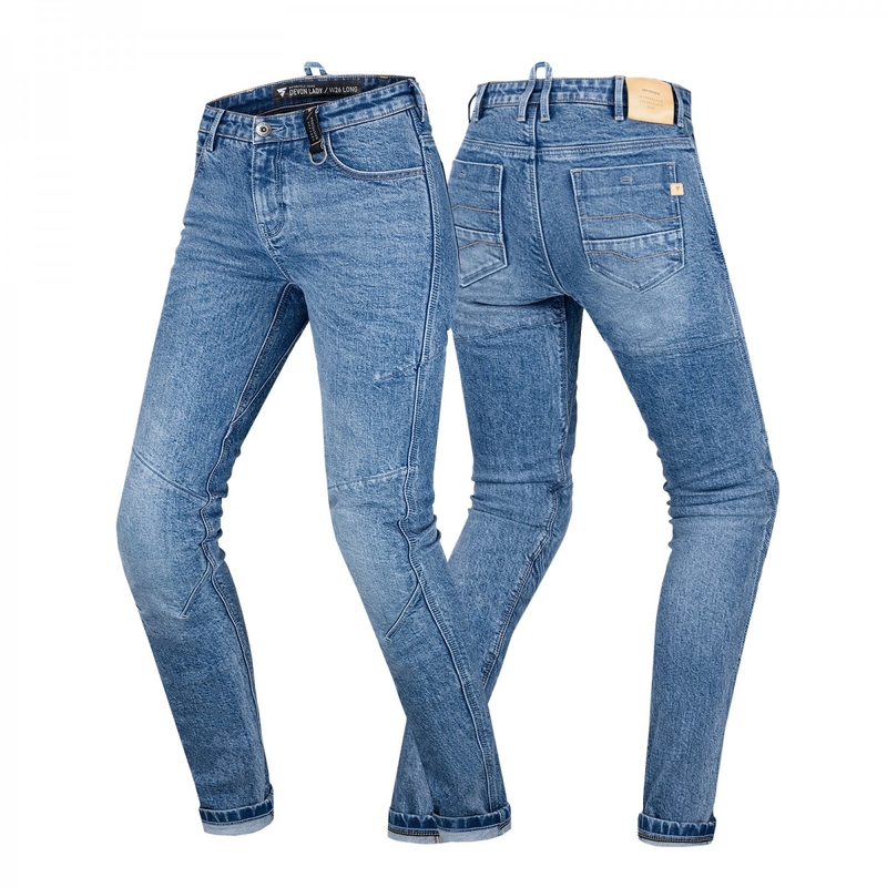 Sieviešu džinsi Shima Devon Blue Motorcycle Jeans