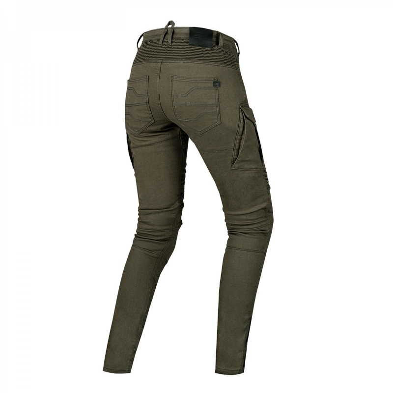 Dámské jeansy na motorku Shima Giro 2.0 khaki výprodej