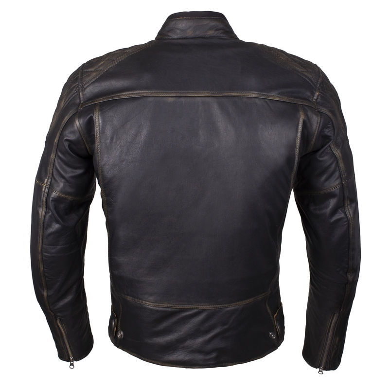 Street Racer Tribe Retro brūna motocikla jaka