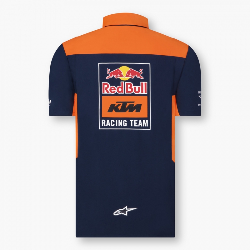 Polo triko KTM Red Bull Racing 22 modro-oranžové výprodej