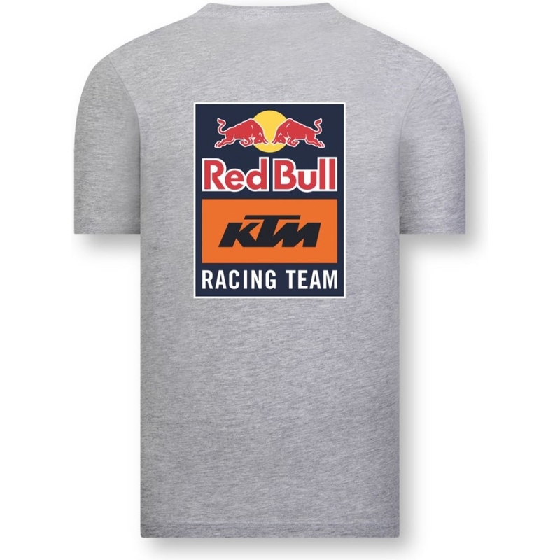 KTM Red Bull Backprint pelēks T-krekls