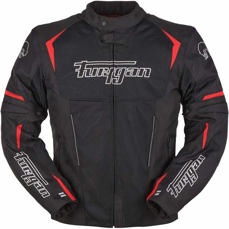 Furygan Ultra Spark Vented 3 in 1 sarkanā un melnā motocikla jaka