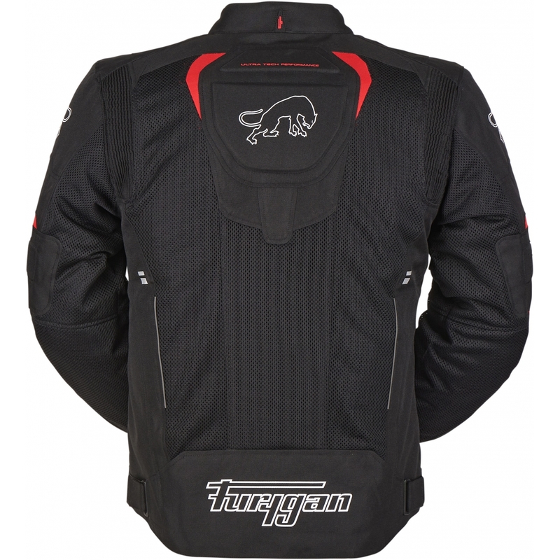 Furygan Ultra Spark Vented 3 in 1 sarkanā un melnā motocikla jaka